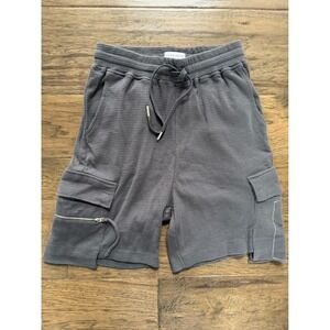 Five‎ Four Men's Cargo Shorts in Gray Small Utility Chic